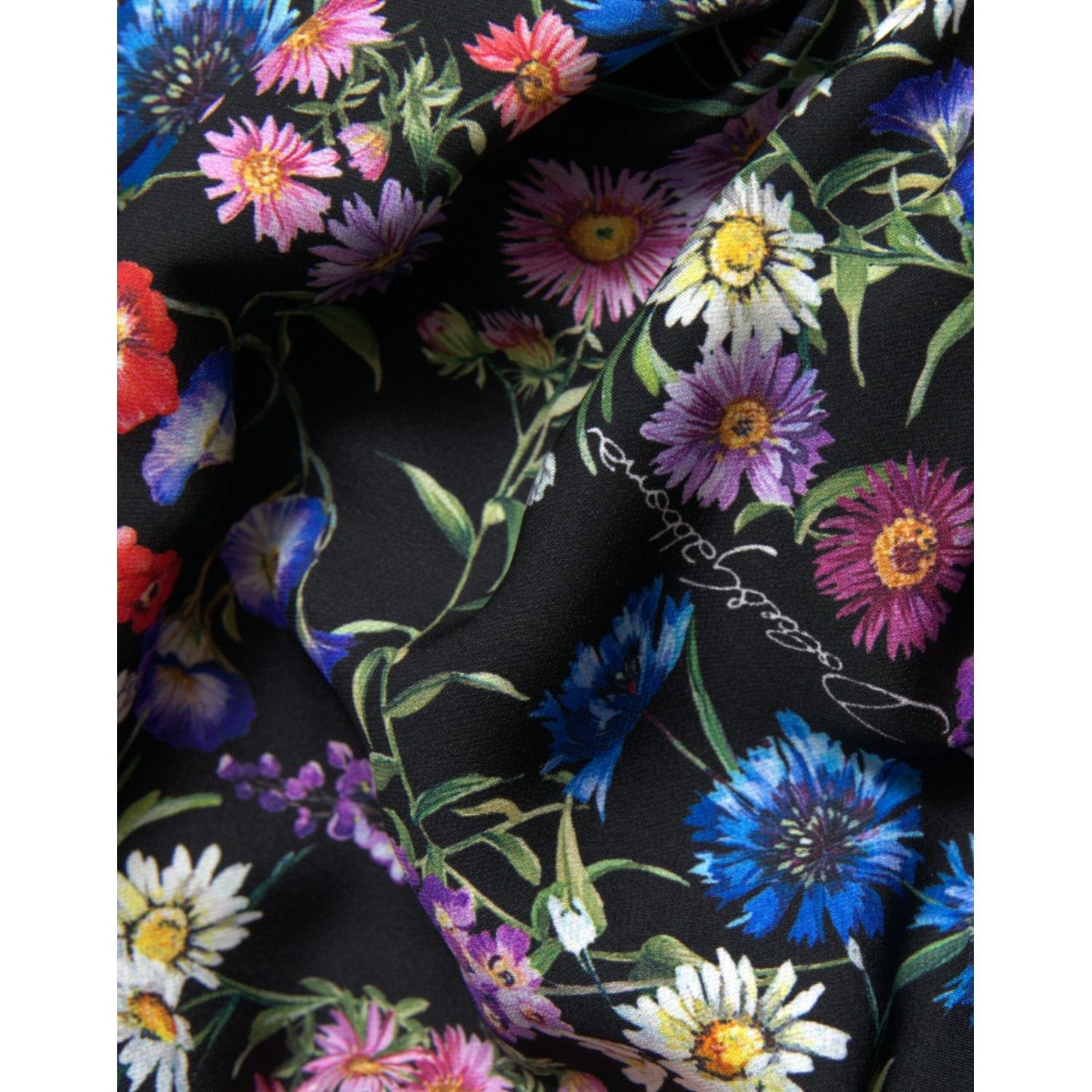 Dolce & Gabbana Elegant Floral Sheath Off Shoulder Dress multicolor-floral-sheath-off-shoulder-dress