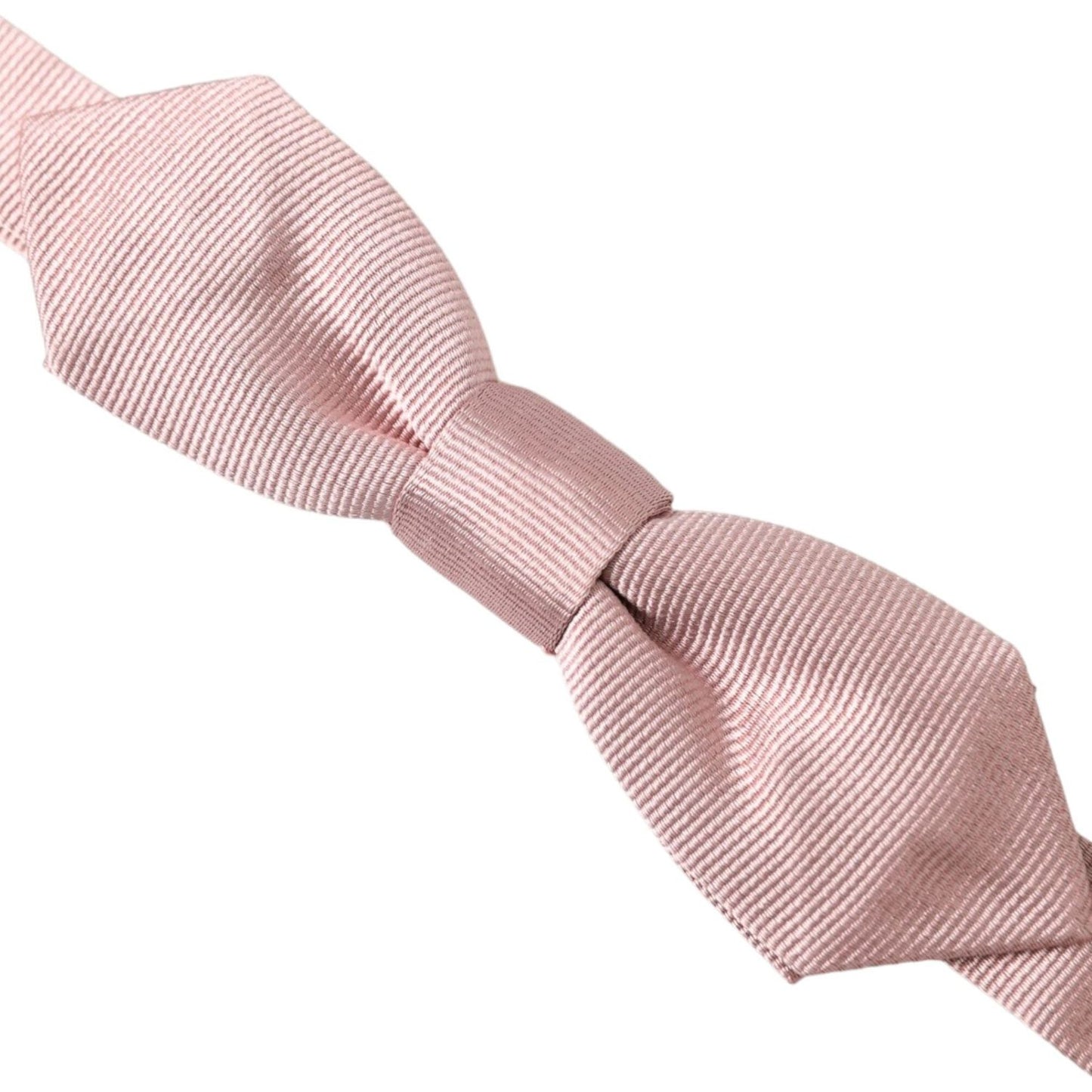 Pink Silk Adjustable Neck Men Bow Tie