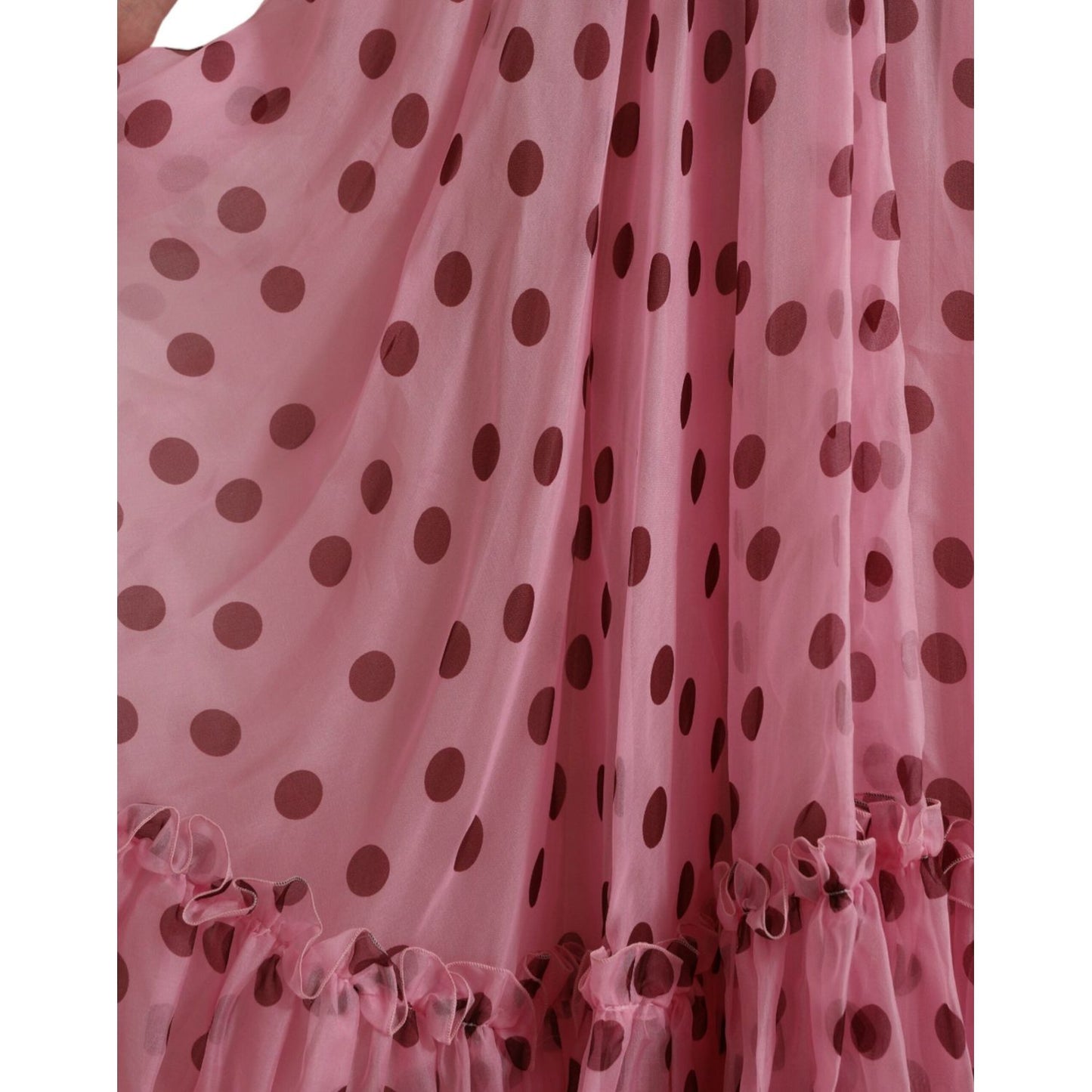 Dolce & Gabbana Chic A-Line Strapless Silk Dress in Pink chic-a-line-strapless-silk-dress-in-pink