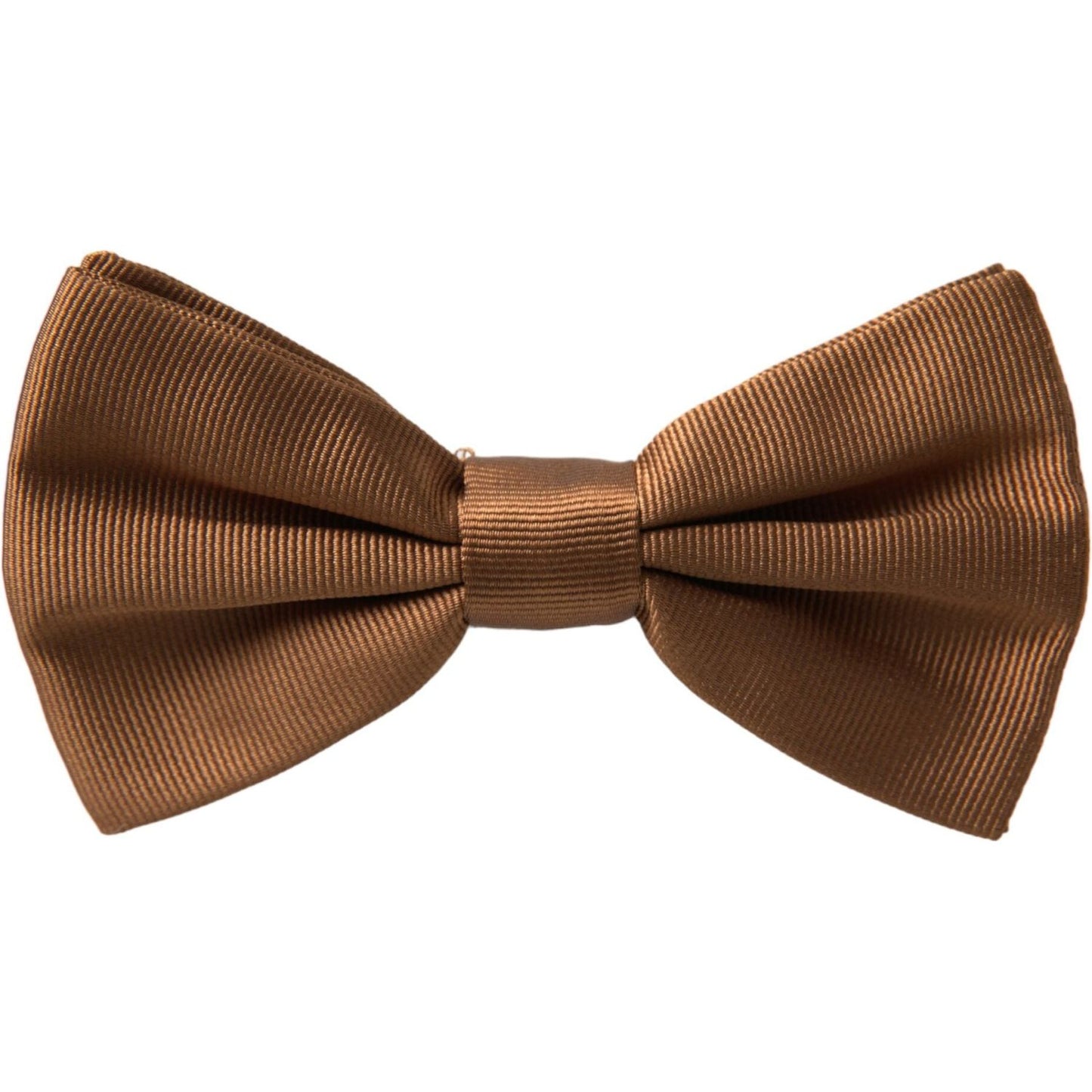 Brown Silk Adjustable Neck Men Bow Tie