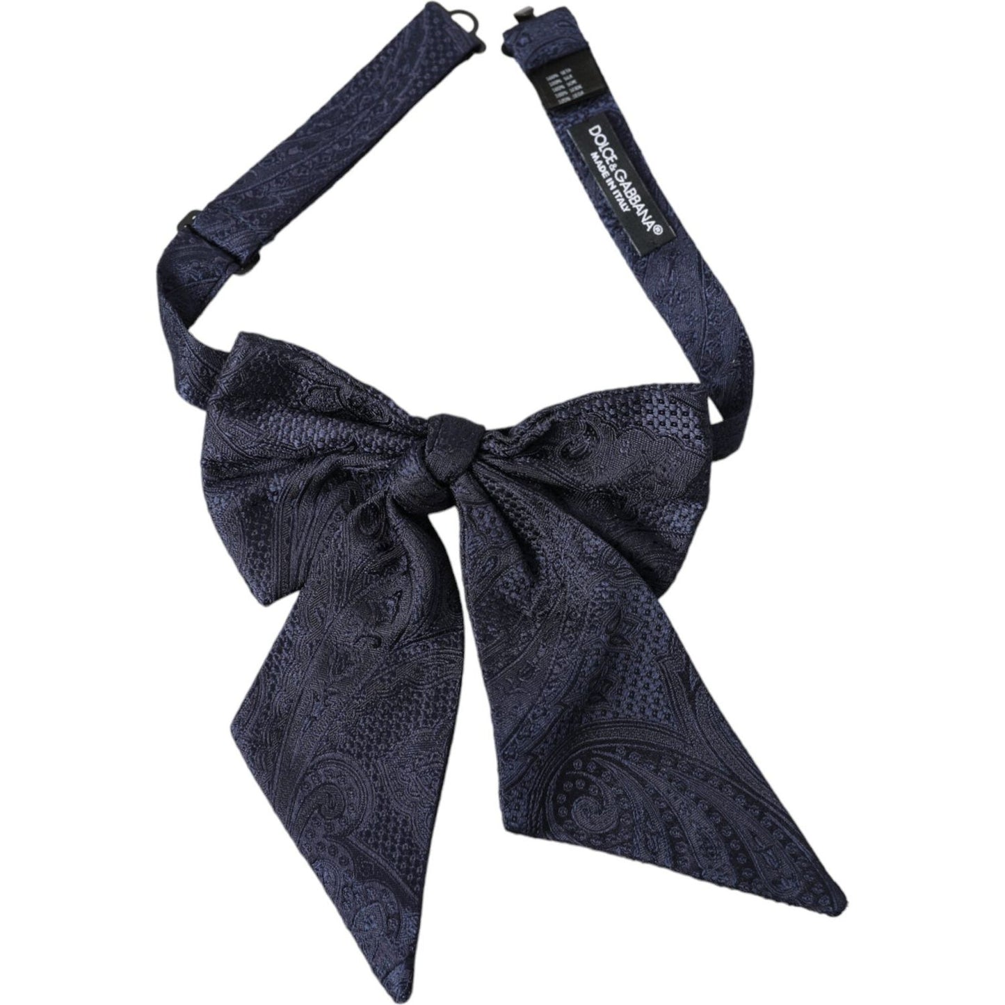 Blue Ribbon Silk Adjustable Neck Men Bow Tie