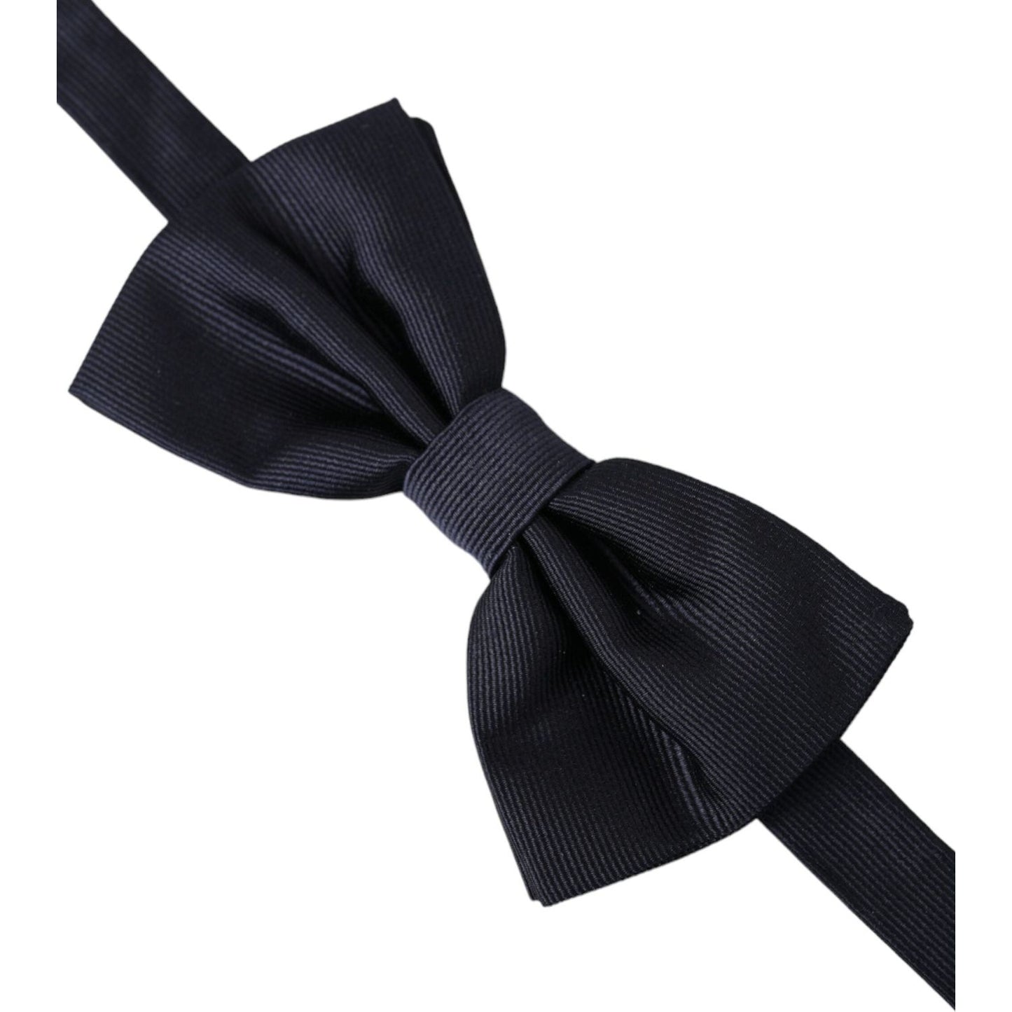 Black Silk Adjustable Neck Men Bow Tie