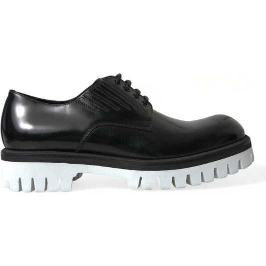 Dolce & GabbanaSophisticated Black and White Leather Derby ShoesMcRichard Designer Brands£539.00
