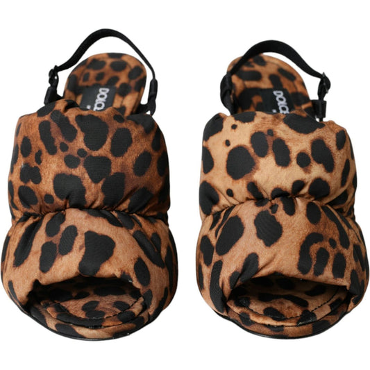 Dolce & GabbanaBrown Leopard Slingback Heels Sandals ShoesMcRichard Designer Brands£419.00