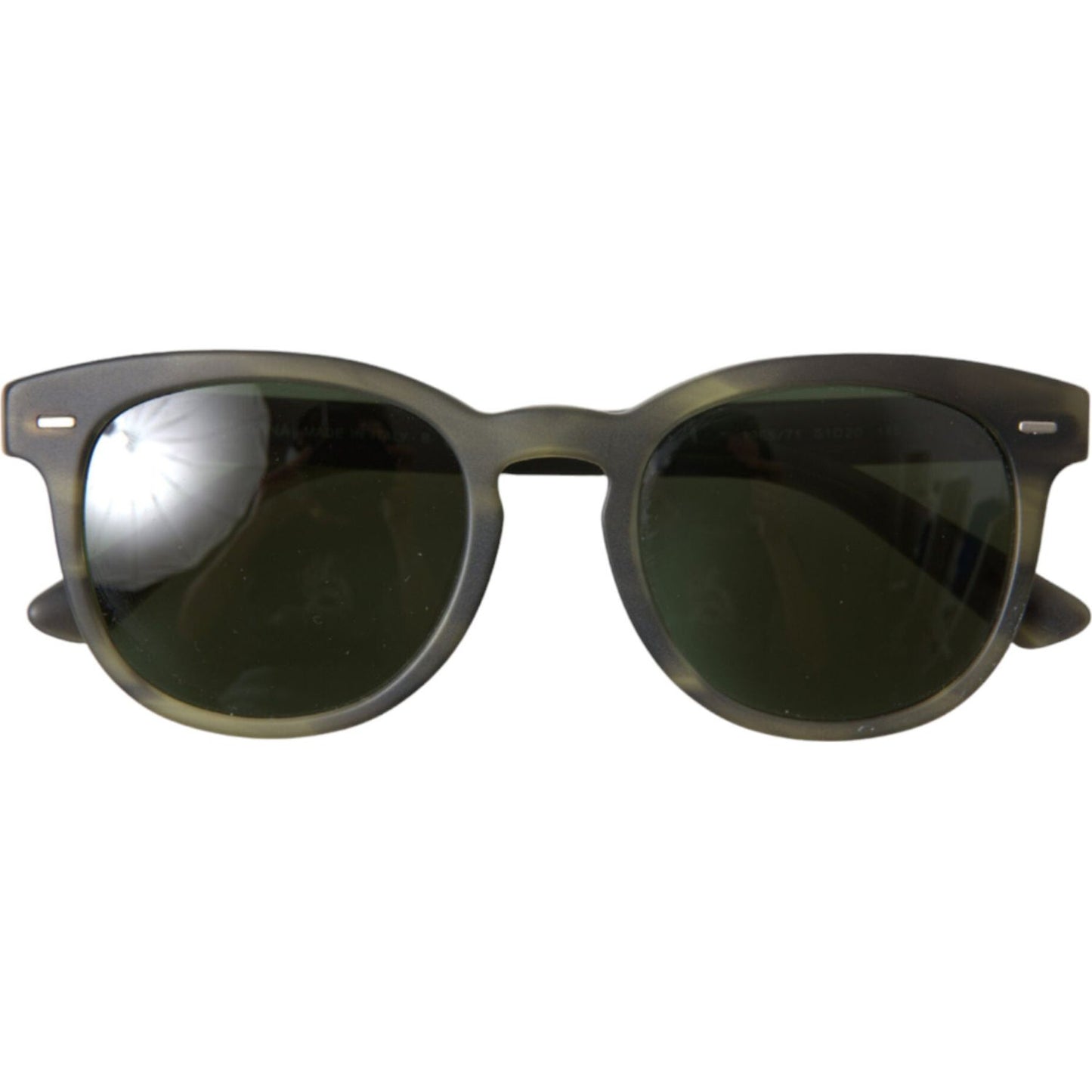 Dolce & Gabbana Elegant Emerald Men's Sunglasses green-acetate-havana-frame-lens-shades-dg4245f-sunglasses