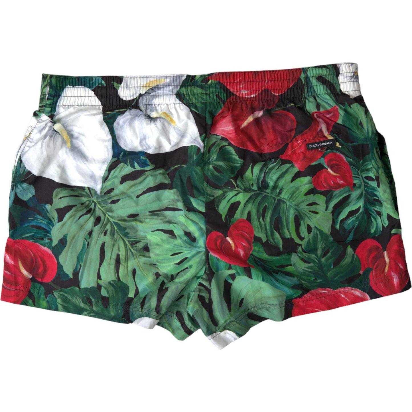 Dolce & Gabbana | Tropical Elegance Men's Swim Trunks| McRichard Designer Brands   