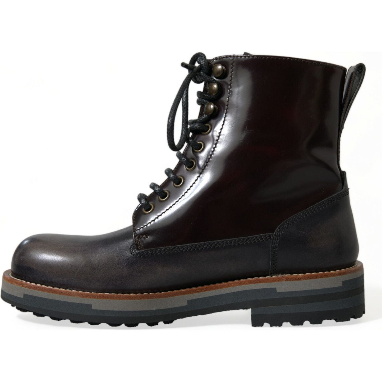 Dolce & Gabbana Chic Bi-Color Leather Mid Calf Boots chic-bi-color-leather-mid-calf-boots