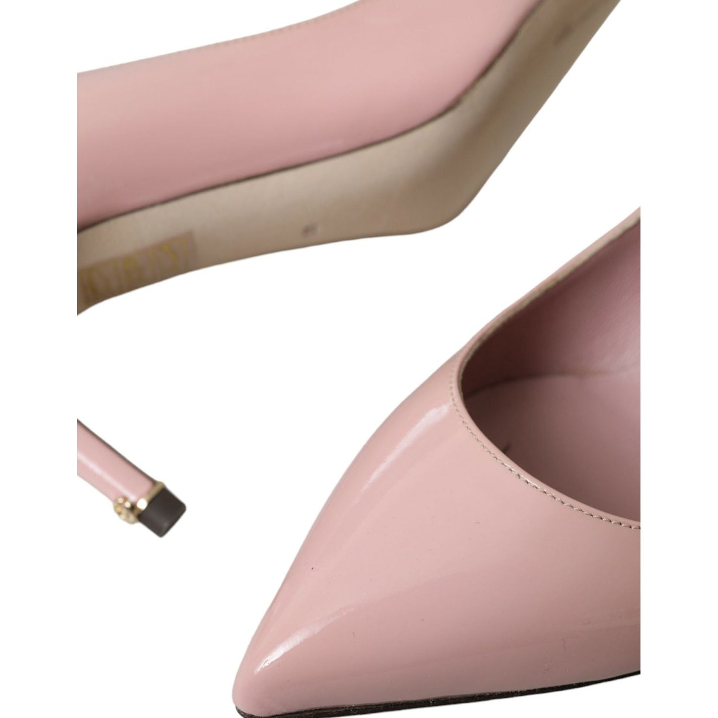 Dolce & Gabbana Light Pink Patent Leather Heels Pumps Shoes light-pink-patent-leather-heels-pumps-shoes