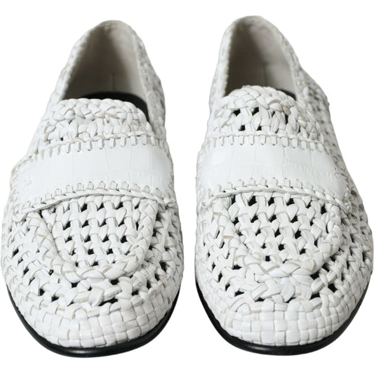 Elegant White Loafer Slip-Ons