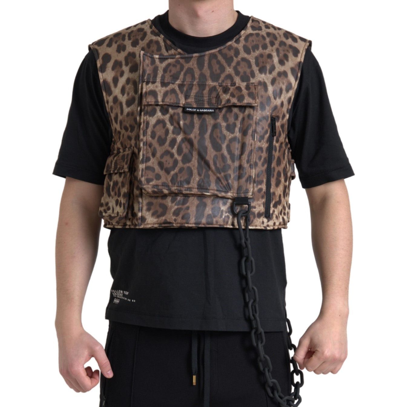 Dolce & GabbanaSilk Leopard Vest Exclusive SportswearMcRichard Designer Brands£569.00