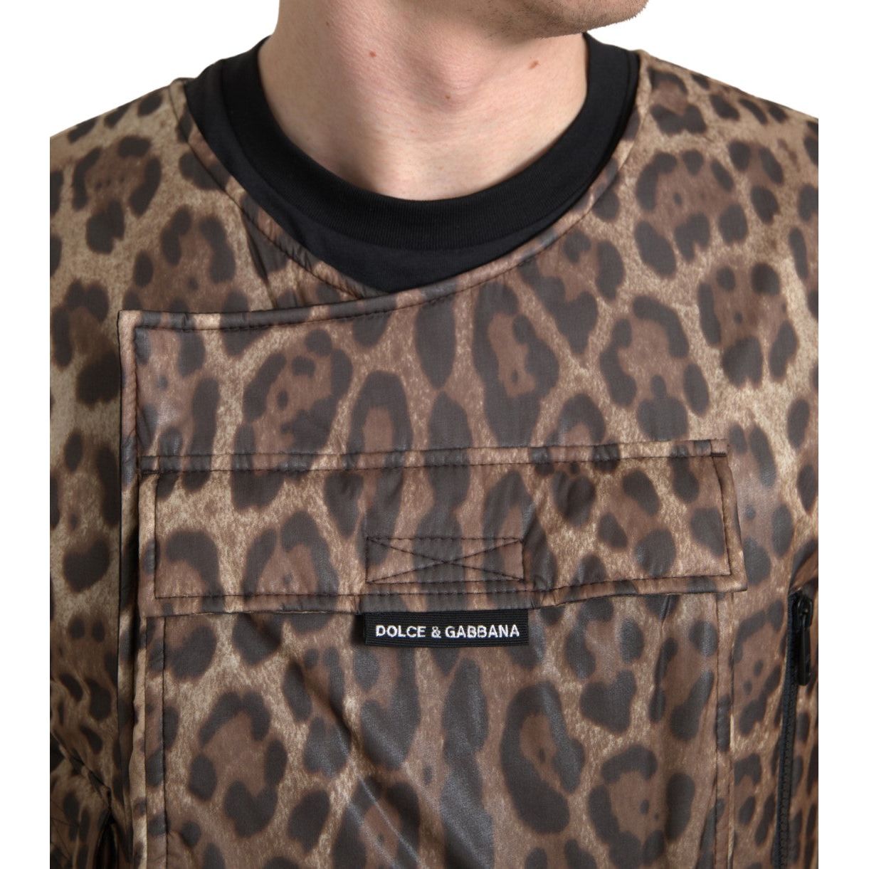 Dolce & GabbanaSilk Leopard Vest Exclusive SportswearMcRichard Designer Brands£569.00