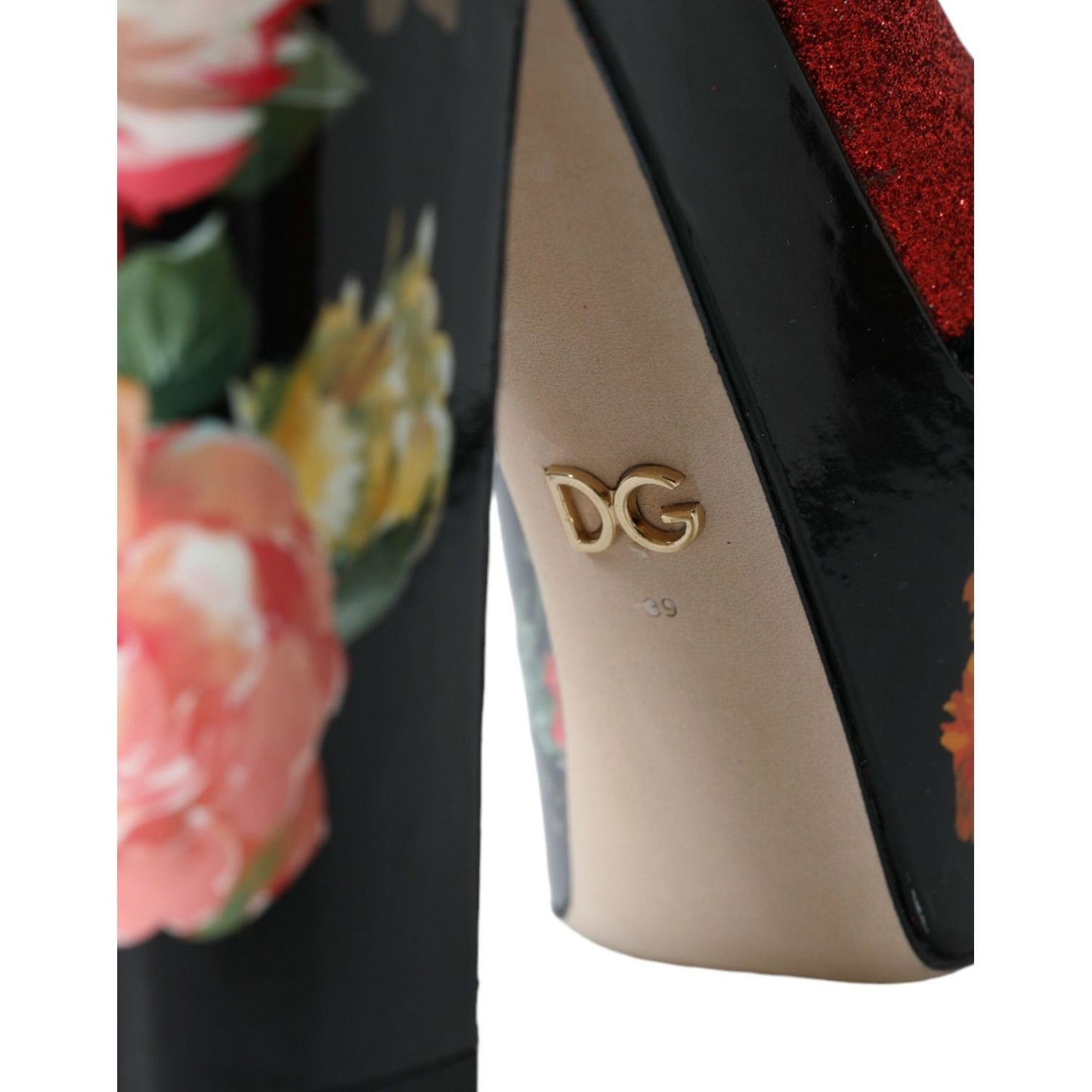 Dolce & Gabbana Multicolor Floral Crystal Platform Sandals Shoes multicolor-floral-crystal-platform-sandals-shoes