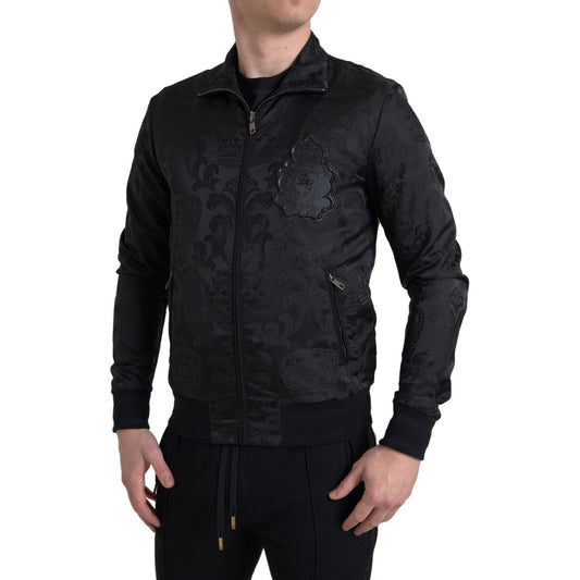 Dolce & GabbanaElegant Full Zip Black SweaterMcRichard Designer Brands£889.00