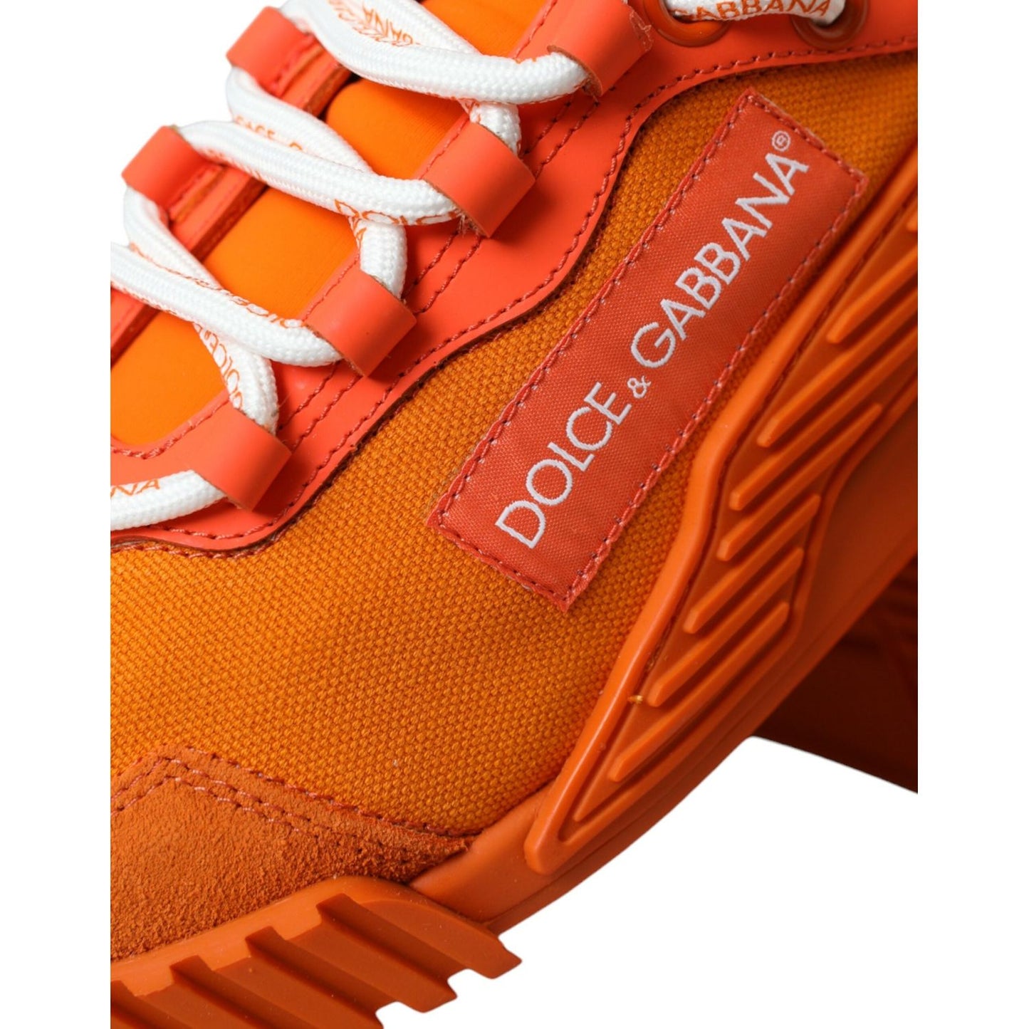 Dolce & Gabbana Orange NS1 Low Top Sports Sneakers Shoes orange-ns1-low-top-sports-sneakers-shoes