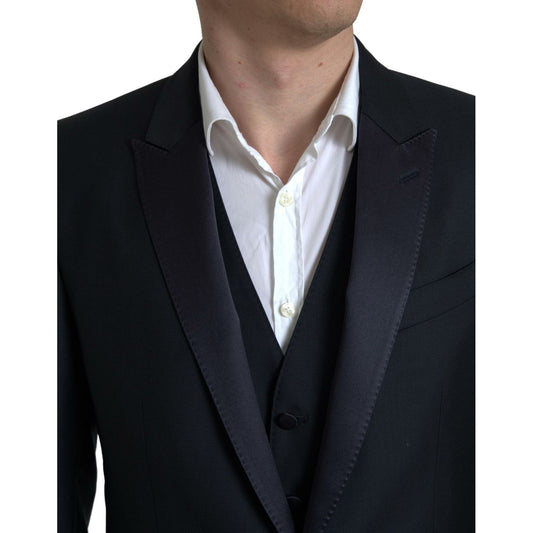 Dolce & Gabbana Elegant Slim Fit Two-Piece Martini Suit blue-2-piece-single-breasted-martini-suit-2