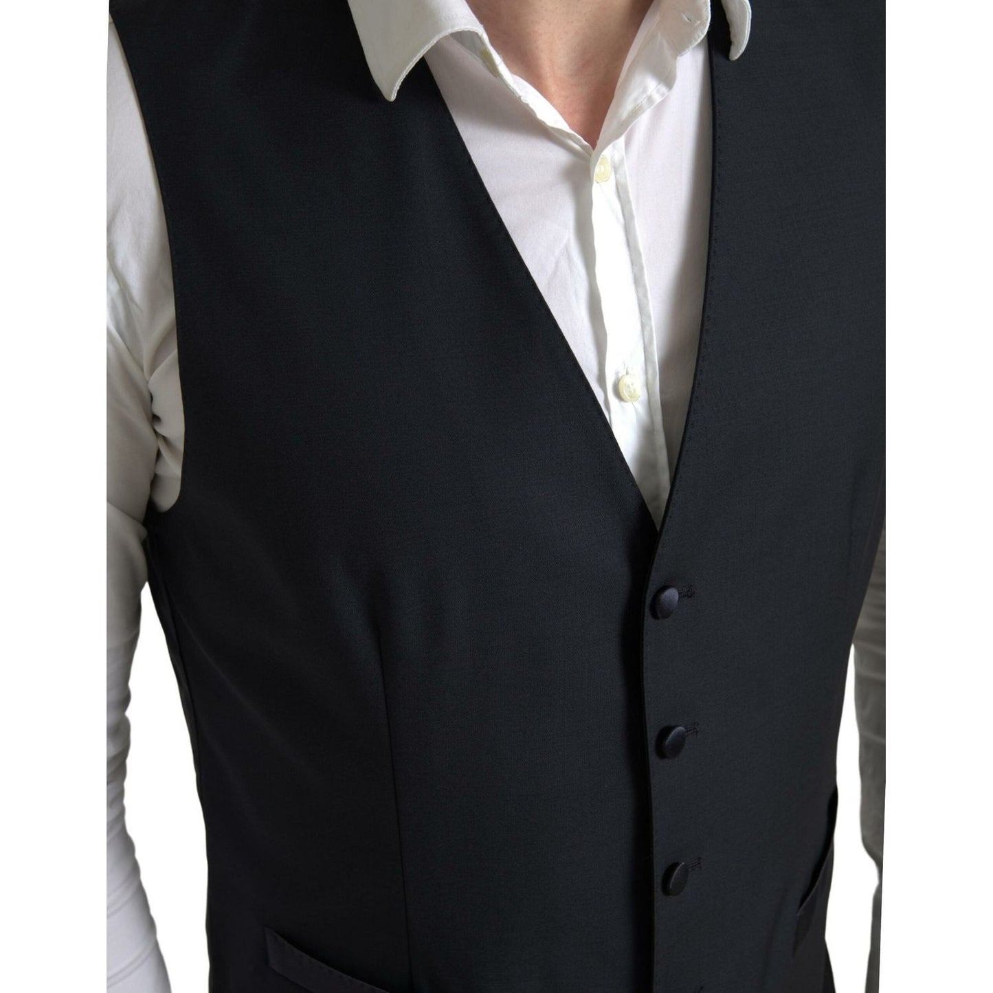 Dolce & Gabbana Elegant Slim Fit Two-Piece Martini Suit blue-2-piece-single-breasted-martini-suit-2