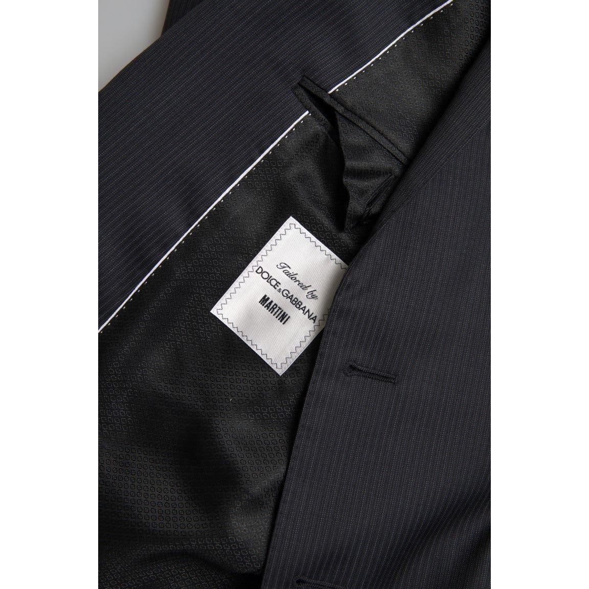 Dolce & Gabbana Elegant Black Two-Piece Slim Fit Suit black-2-piece-single-breasted-martini-suit-3