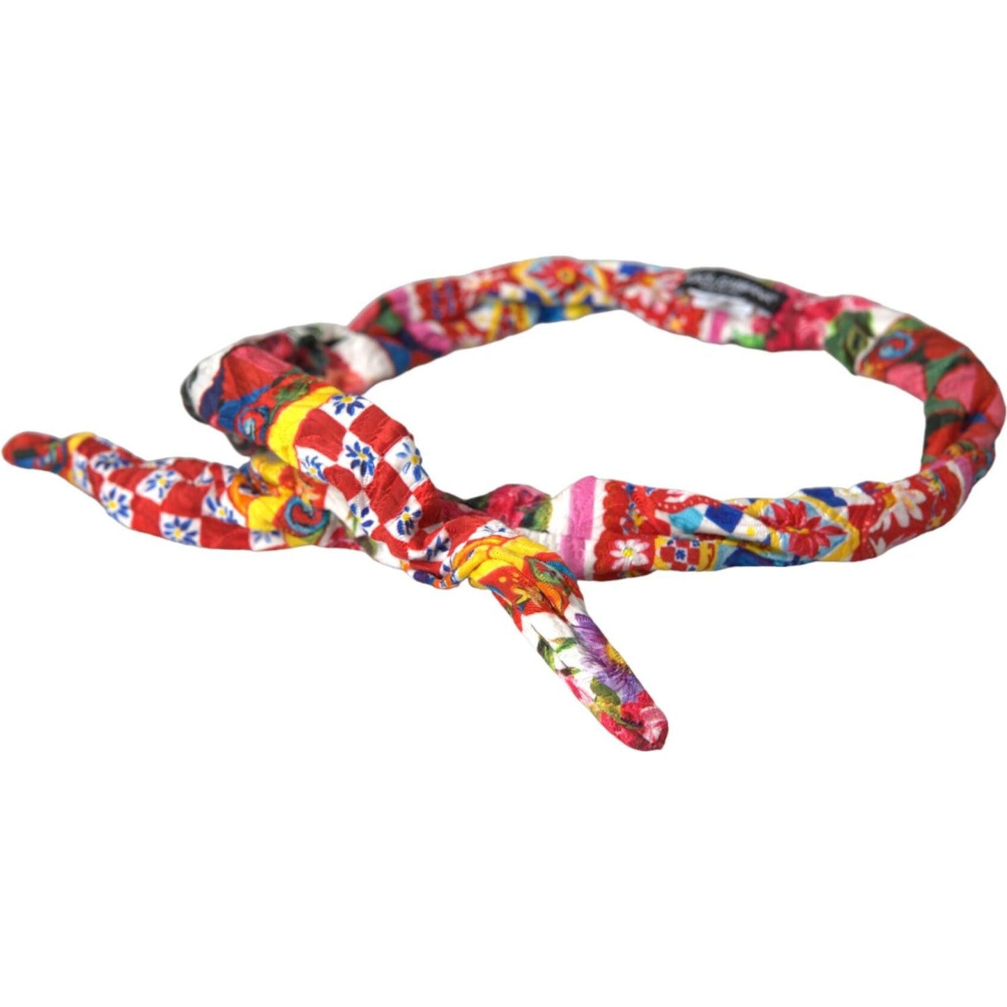 Multicolor Carretto Print Waist Belt