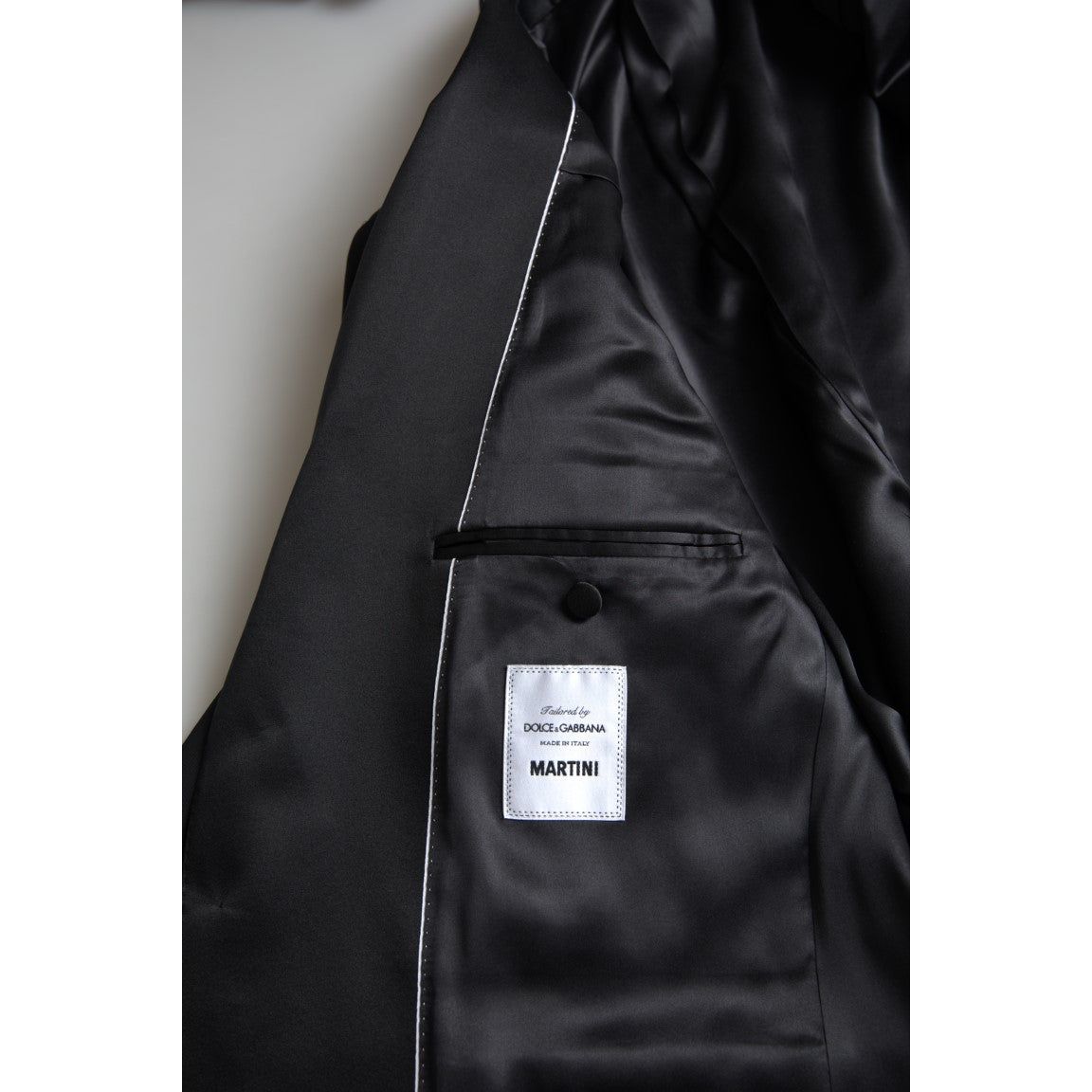 Dolce & GabbanaElegant Black Slim Fit Two-Piece SuitMcRichard Designer Brands£1369.00