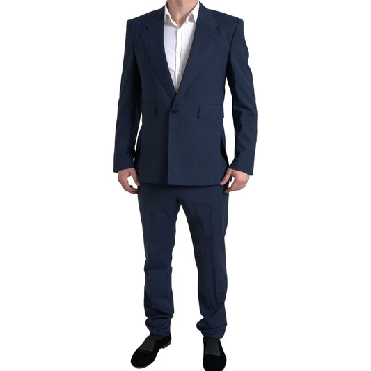 Dolce & GabbanaElegant Slim Fit Blue Two-Piece SuitMcRichard Designer Brands£1219.00