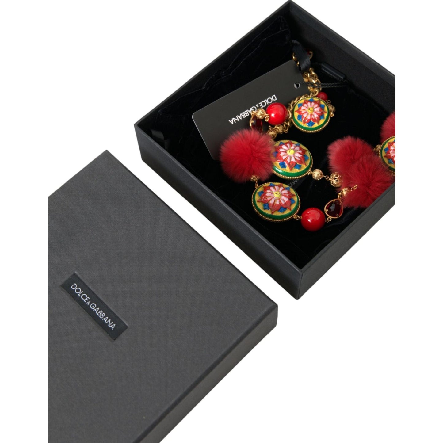 Dolce & Gabbana Gold Brass Red Fur Crystal Waist Torero Waist Belt gold-brass-red-fur-crystal-waist-torero-waist-belt