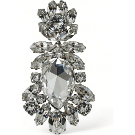 Dolce & Gabbana | Elegant Large Baroque Crystal Brooch| McRichard Designer Brands   