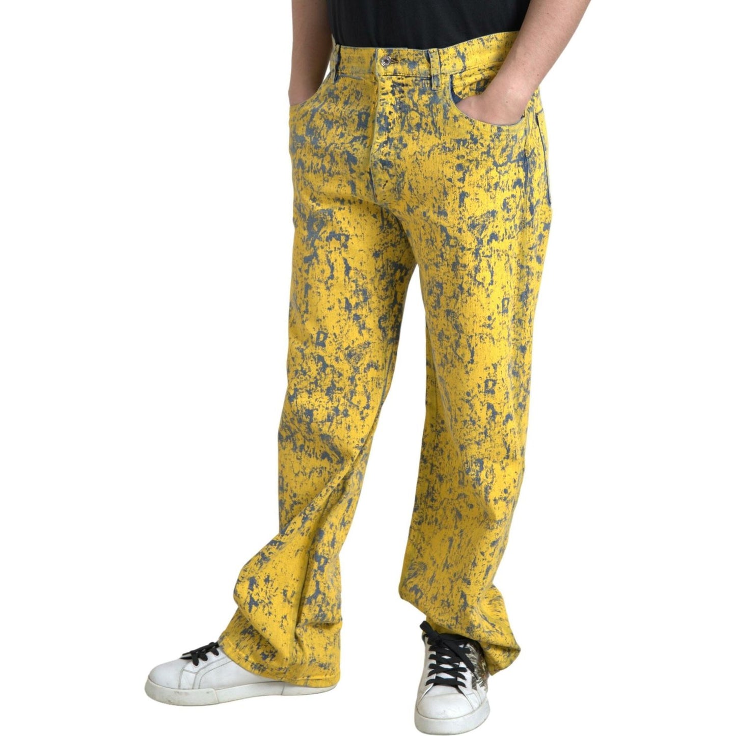Dolce & Gabbana Italian Designer Straight Denim Jeans yellow-cotton-tie-dye-straight-denim-jeans 465A9006bg-scaled-929ba2db-ddc.jpg