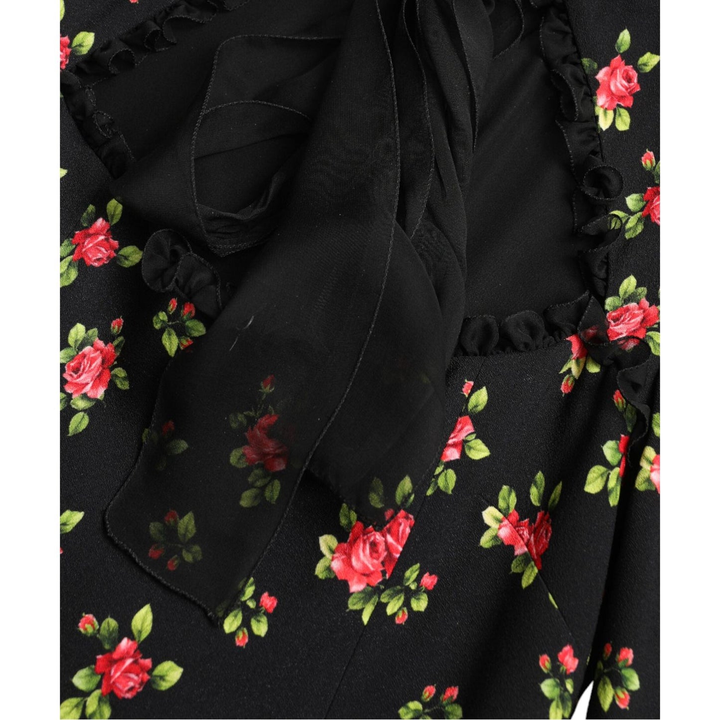 Dolce & Gabbana Elegant Floral A-Line Mini Dress elegant-floral-a-line-mini-dress
