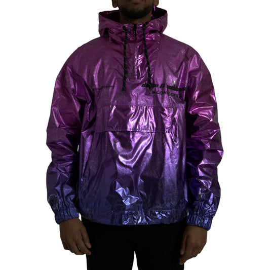 Dolce & GabbanaPink Purple Ombre Hooded Pullover Sweatshirt JacketMcRichard Designer Brands£749.00