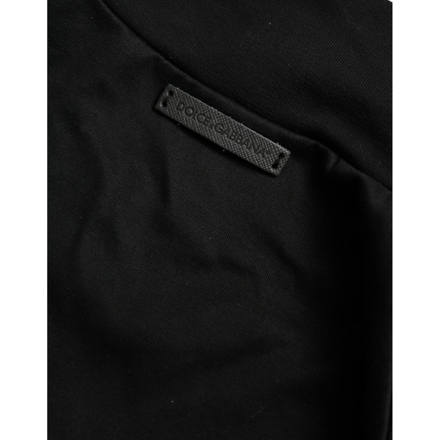 Dolce & Gabbana | Elegant Full Zip Black Sweater| McRichard Designer Brands   