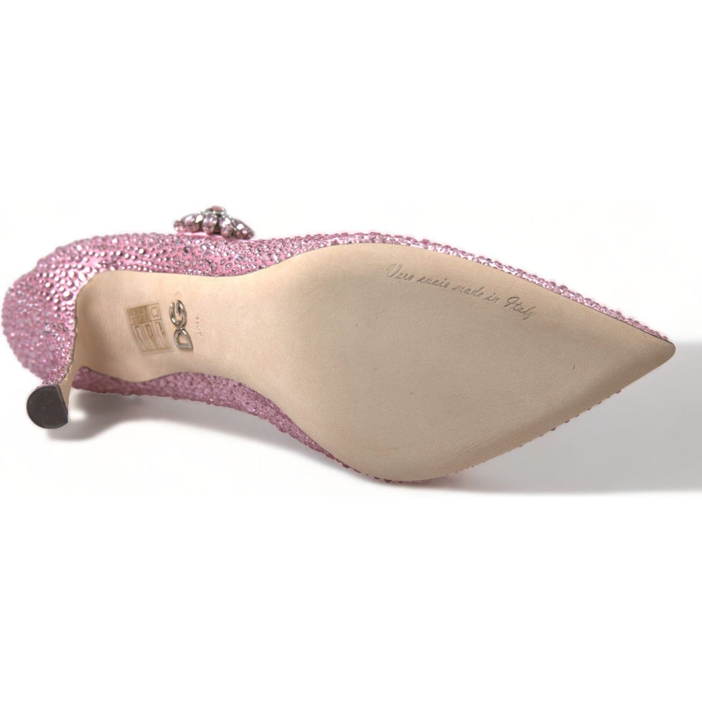 Dolce & Gabbana Enchanting Pink Crystal Pumps pink-strass-crystal-heels-pumps-shoes