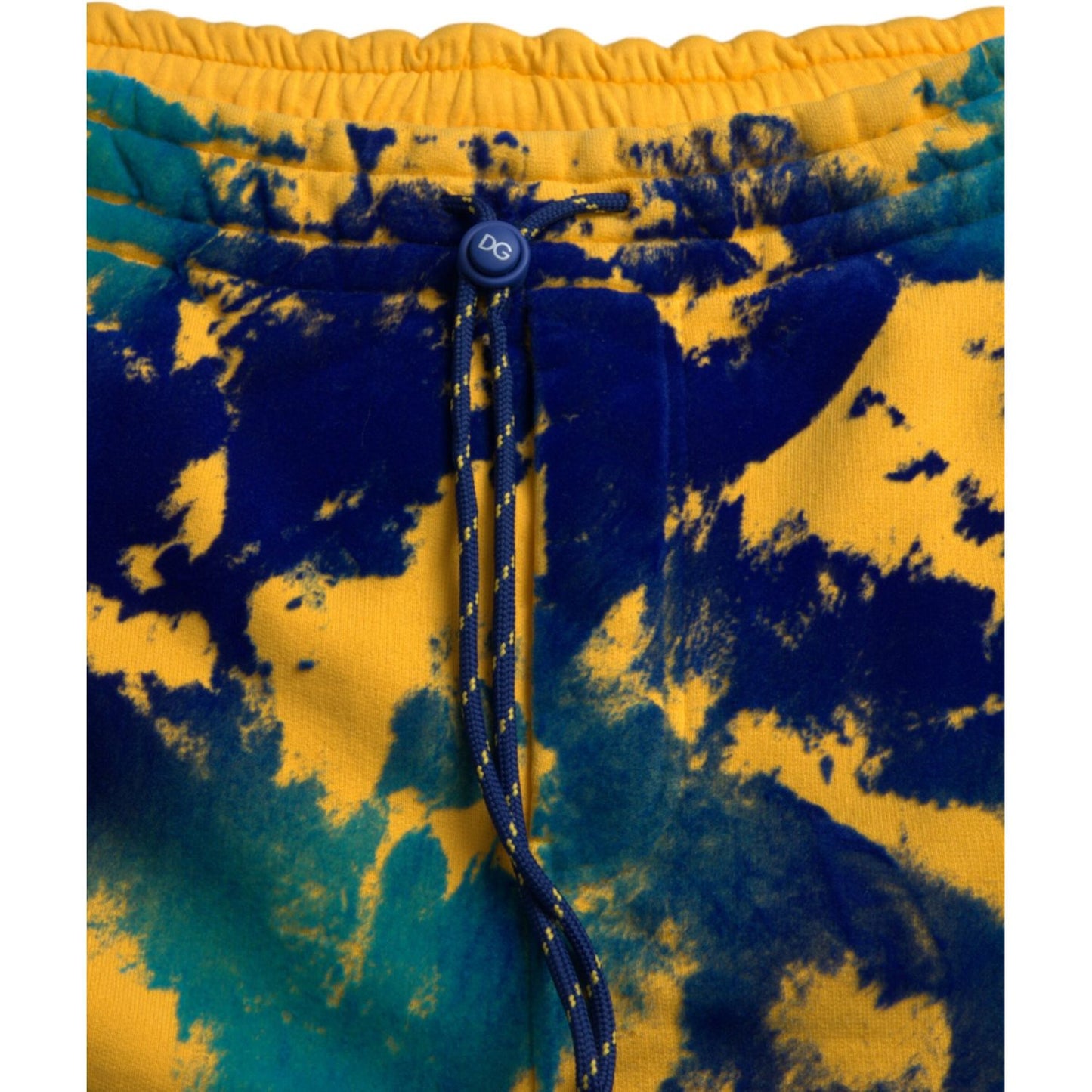 Dolce & Gabbana Multicolor Tie Dye Cotton Jogger Men Sweatpants Pants multicolor-tie-dye-cotton-jogger-men-sweatpants-pants