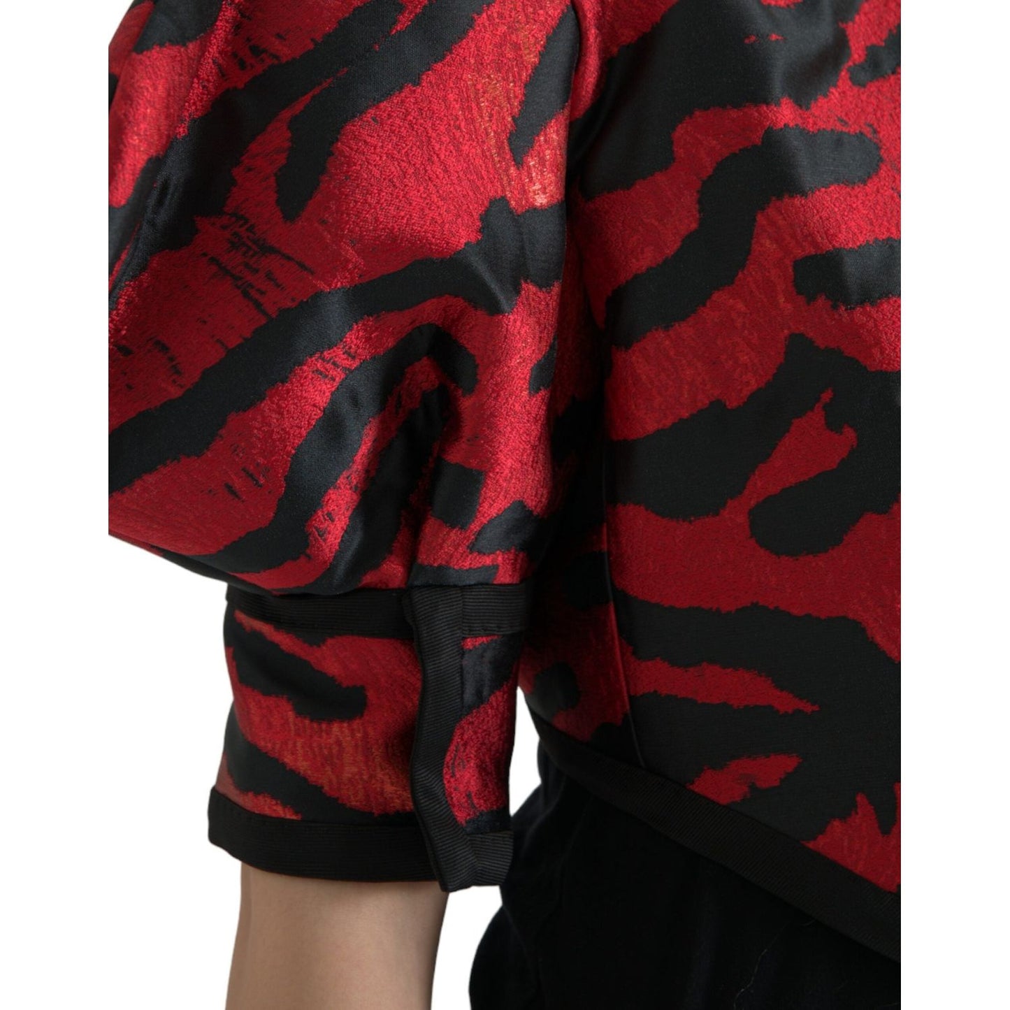 Dolce & Gabbana Elegant Animal Print Coat Jacket elegant-animal-print-coat-jacket