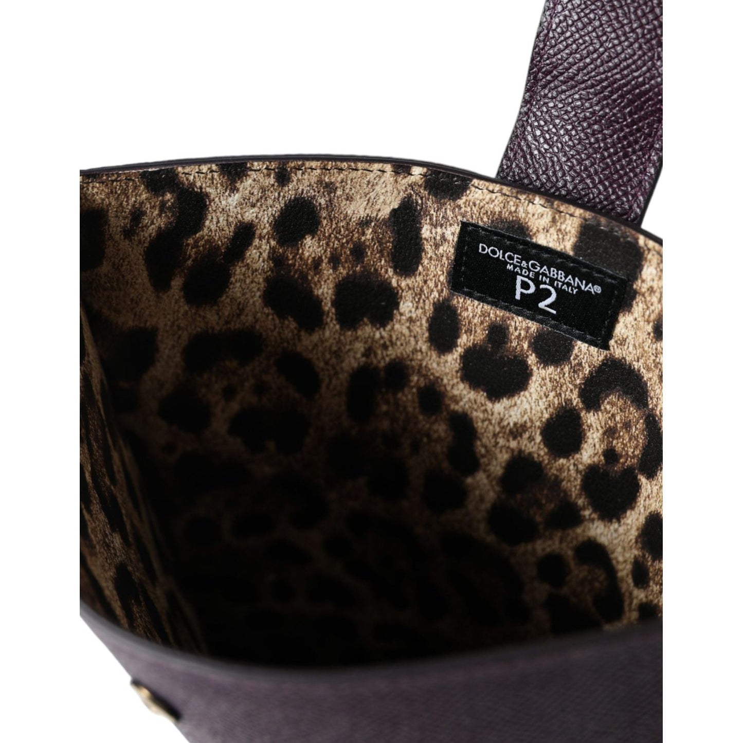 Dolce & Gabbana | Elegant Leather Tablet Pouch in Rich Brown| McRichard Designer Brands   