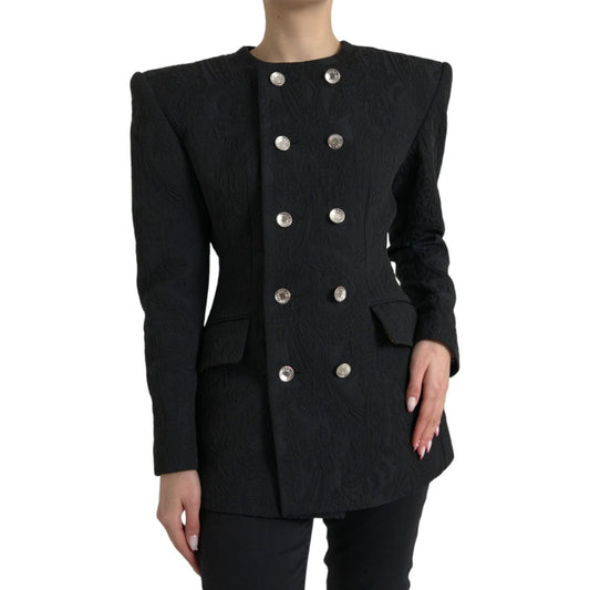 Dolce & Gabbana Elegant Double Breasted Blazer Jacket elegant-double-breasted-blazer-jacket