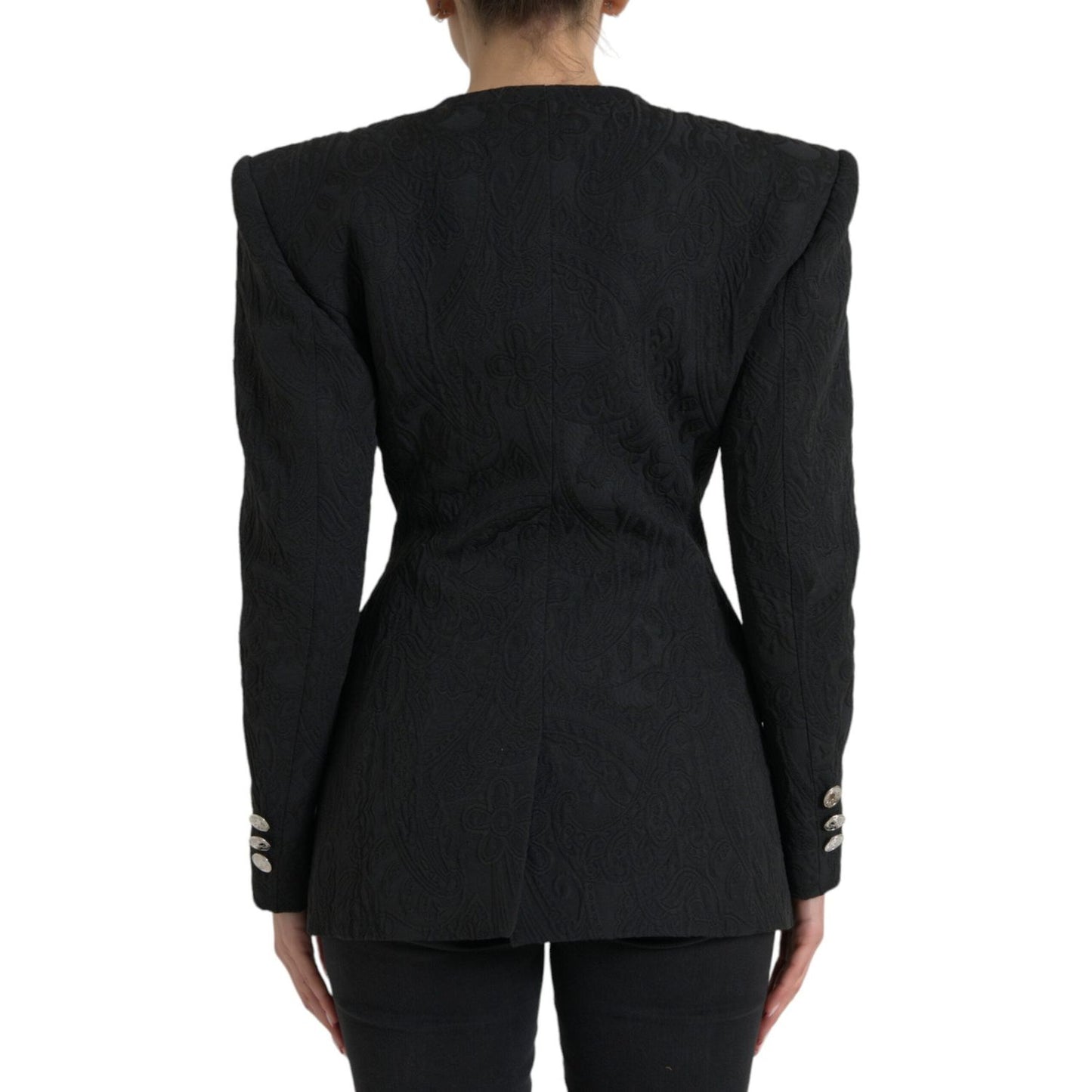 Dolce & Gabbana Elegant Double Breasted Blazer Jacket elegant-double-breasted-blazer-jacket