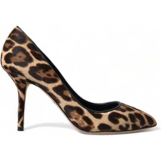 Dolce & Gabbana | Exquisite Leopard Print Stiletto Pumps| McRichard Designer Brands   