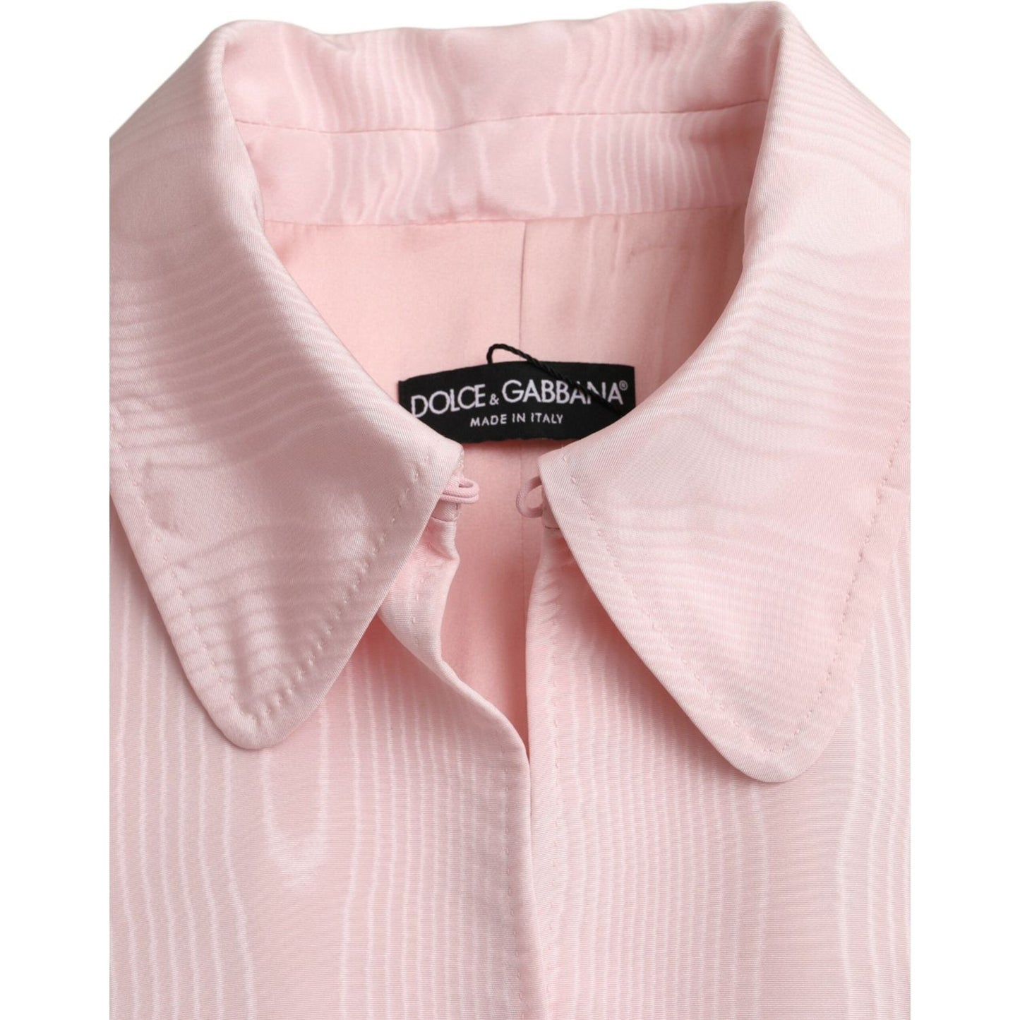Dolce & GabbanaLight Pink Silk Long Maxi Cape Coat JacketMcRichard Designer Brands£3469.00