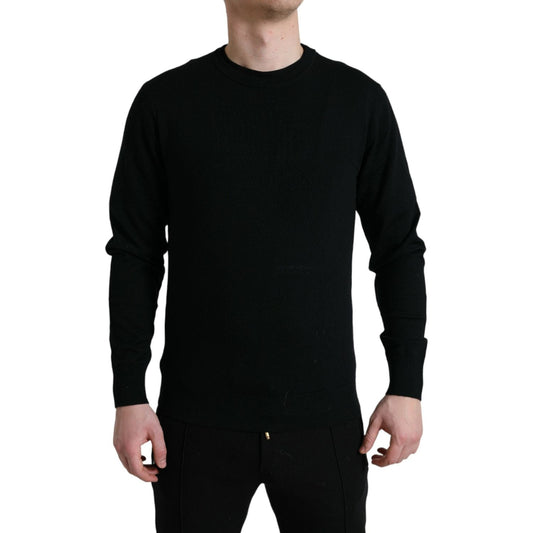 Dolce & Gabbana | Stunning Black Wool Sweater| McRichard Designer Brands   