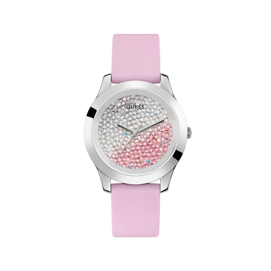 Guess Multicolor Rubber Dress Watch