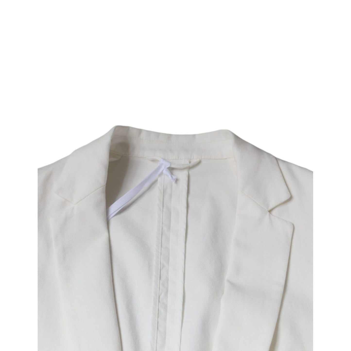 Dondup White Single Breasted One Button Dress Formal Blazer