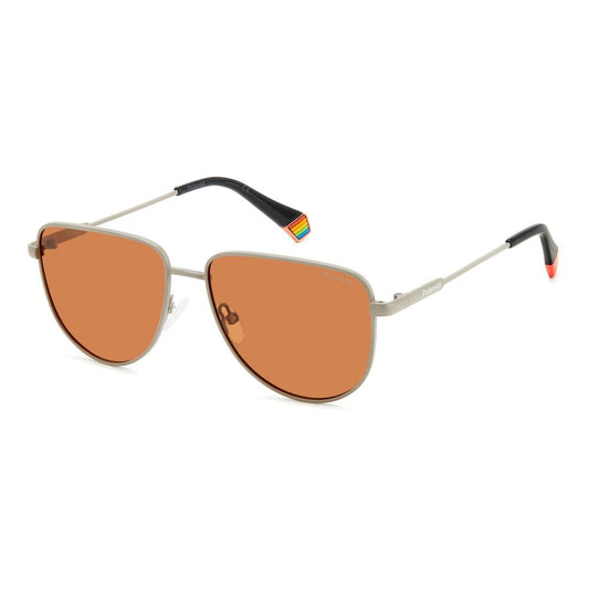 Polaroid Gray Metal Sunglasses 1728,67434610848,Accessories,Glasses and Sunglasses - Accessories,Gray,New with tags,Polaroid,Sunglasses - Glasses and Sunglasses - Accessories,Unisex