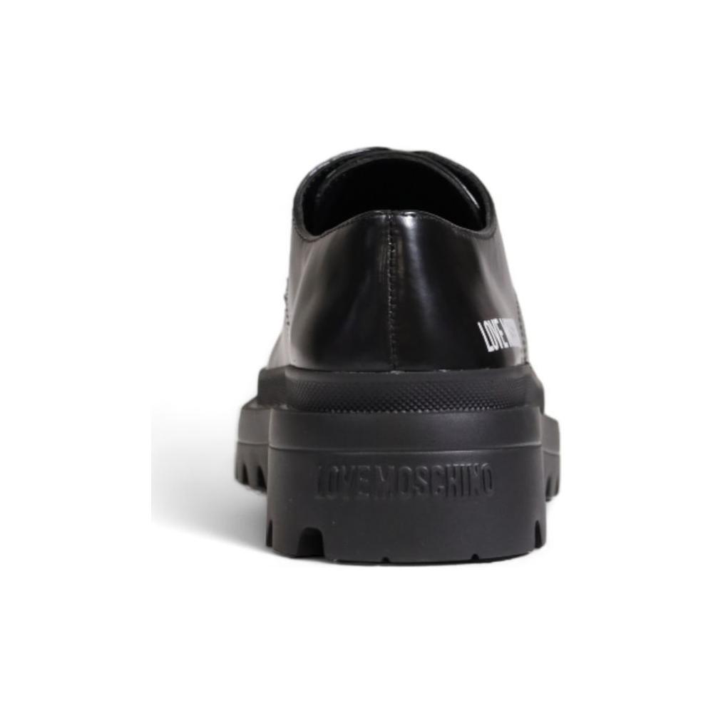 Love Moschino Black Polyethylene Platform Pumps Love Moschino