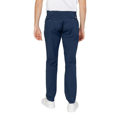 Armani Exchange Blue Cotton Casual Pants Armani Exchange