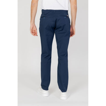 Armani Exchange Blue Cotton Casual Pants Armani Exchange