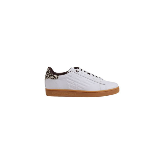 EA7 Emporio Armani Beige Leather Low Top Sneakers 1728,36 2/3,37 1/3,38 2/3,39 1/3,71956299936,Beige,EA7 Emporio Armani,EU36/US6,EU38/US8,EU40/US10,Low Tops - Sneakers - Shoes,New with tags,Shoes,Sneakers - Shoes,Women