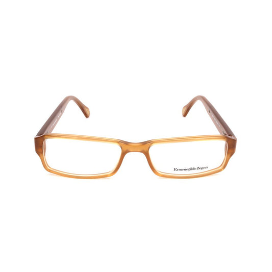 Ermenegildo Zegna Brown Plastic Glasses (Frames)