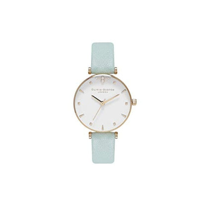 Olivia Burton Green Artificial Leather Dress Watch