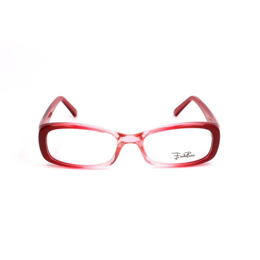 Emilio Pucci Red Plastic Glasses (Frames)