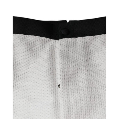 Dolce & Gabbana White Polyester Formal Dress Pants